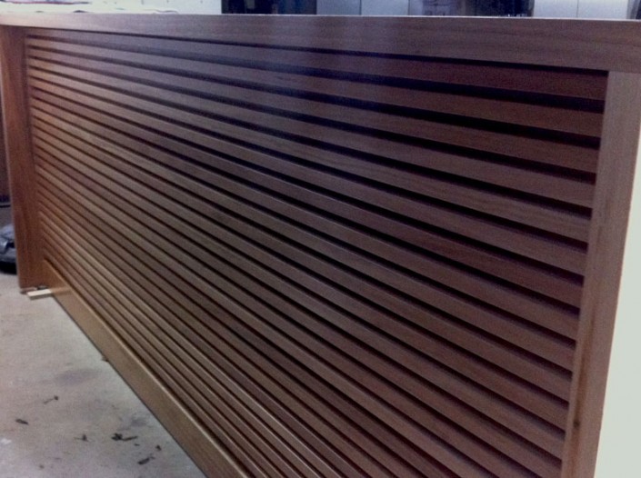 custom bar, custom shop counter, timber bench